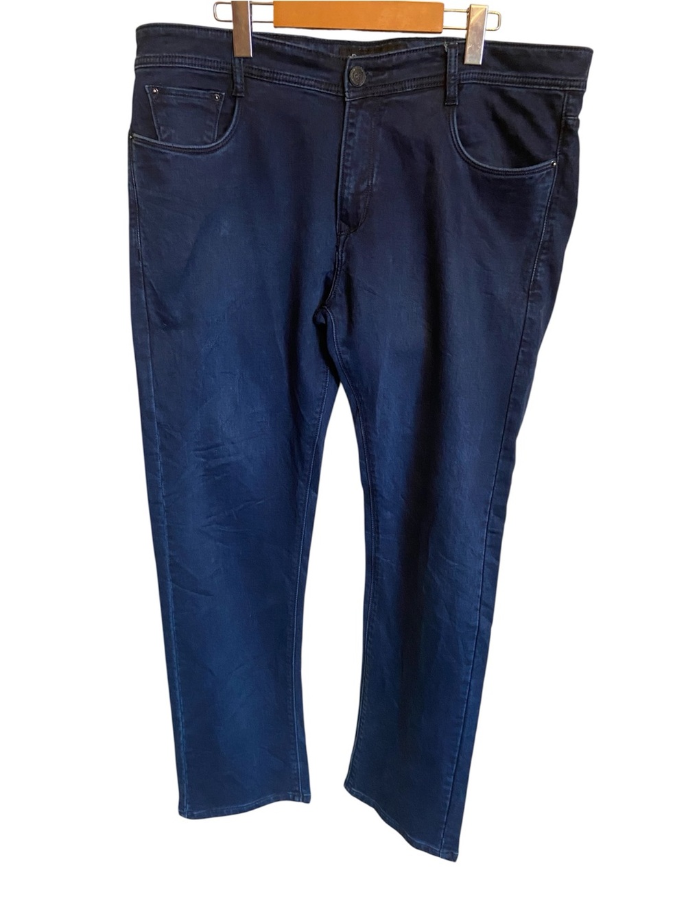 Pepe Y2K Jeans Men’s Dark Wash Jeans Size 38 Straight Fit Blue Denim